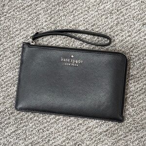 Kate Spade Black Wristlet